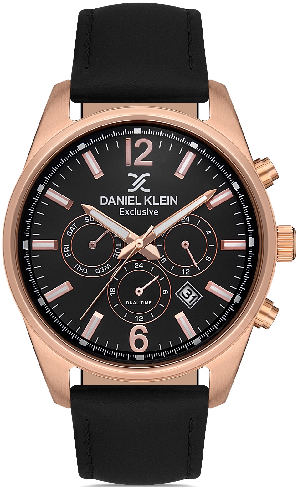 Daniel Klein Fekete Színű Férfi karóra, Exclusive DK.1.13349-5