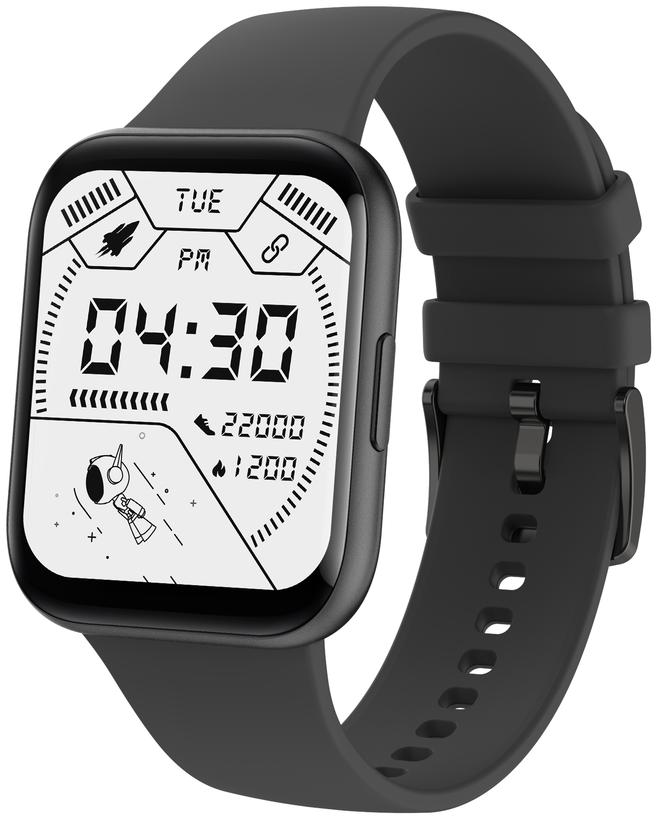 Smarty 2.0 Fekete Színű Okosóra, SW033A 1 Smarty 2.0 Fekete Színű Okosóra, SW033A
