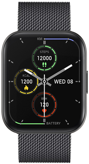 Smarty 2.0 Fekete Színű Okosóra, SW033E