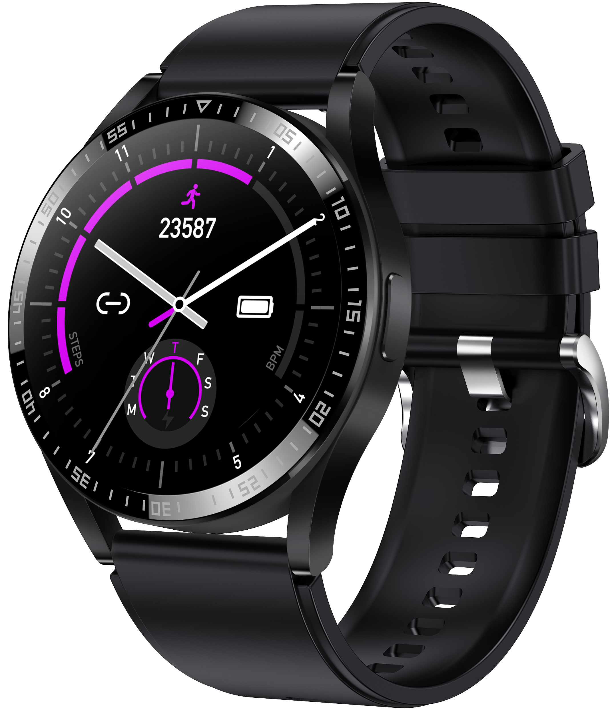 Smarty 2.0 Fekete Színű Okosóra, SW019A 1 Smarty 2.0 Fekete Színű Okosóra, SW019A