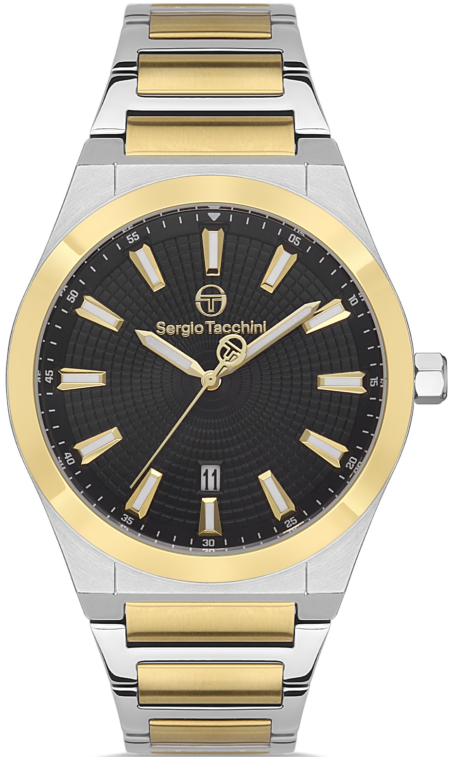 Sergio Tacchini Ezüst-arany Színű Férfi karóra, ST.1.10322-4