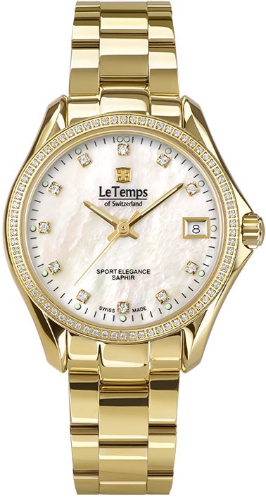 Le Temps Arany Színű Női karóra, Sport Elegance LT1030.85BD01