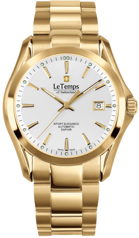 Le Temps Arany Színű Férfi karóra, Sport Elegance Automatic LT1090-81BD01