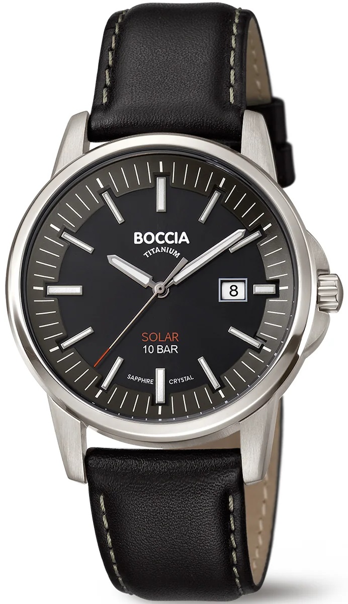 Boccia Fekete Színű Férfi karóra, 3643-02