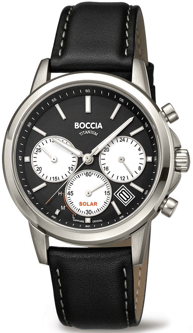Boccia Fekete Színű Férfi karóra, 3742-01