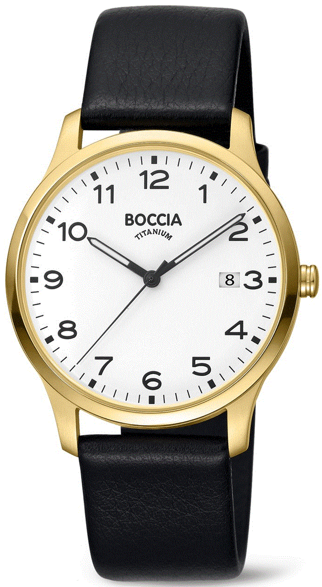 Boccia Fekete Színű Férfi karóra, 3620-08