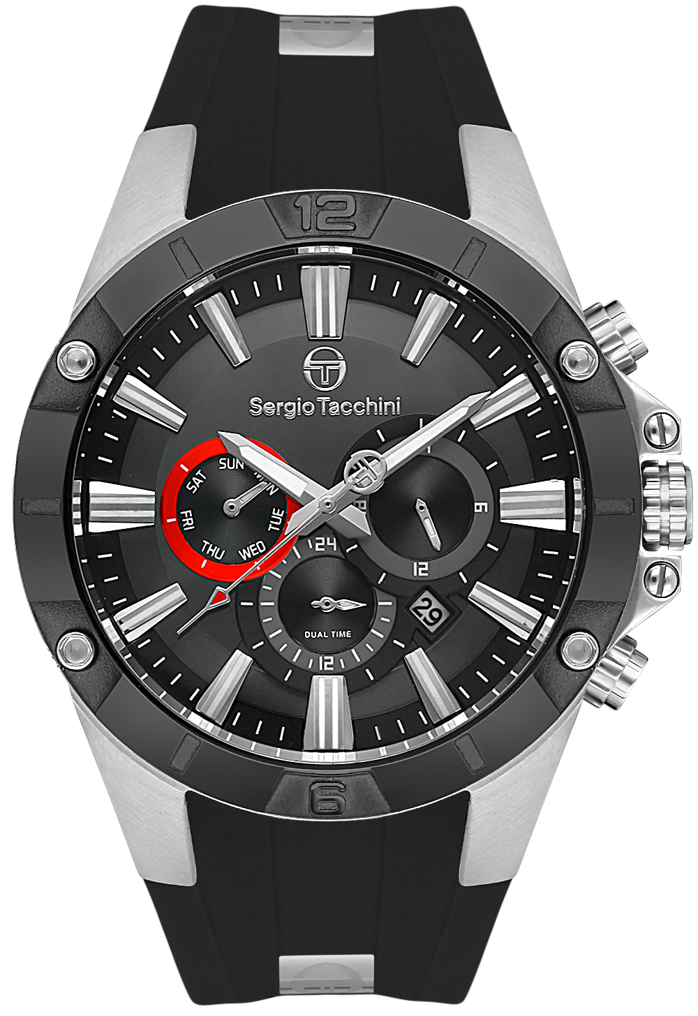 Sergio Tacchini Fekete Színű Férfi karóra, ST.1.10364-1