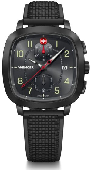 Wenger Fekete Színű Férfi karóra, Vintage Sport Chrono 01.1933.114
