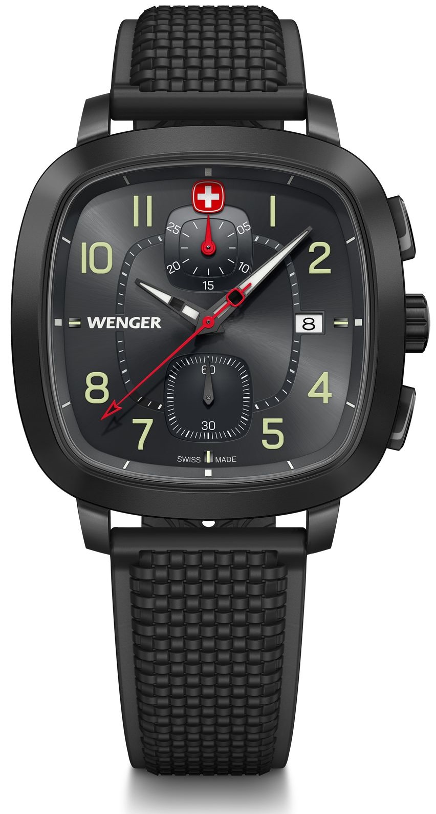 Wenger Fekete Színű Férfi karóra, Vintage Sport Chrono 01.1933.114 1 Wenger Fekete Színű Férfi karóra, Vintage Sport Chrono 01.1933.114