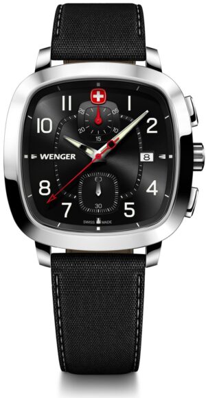 Wenger Fekete Színű Férfi karóra, Vintage Sport Chrono 01.1933.108