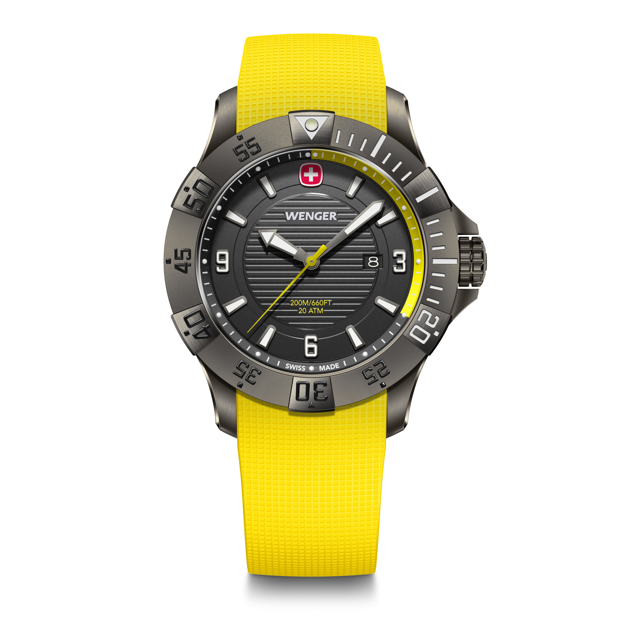 Wenger Sárga Színű Férfi karóra, Seaforce 01.0641.145 1 Wenger Sárga Színű Férfi karóra, Seaforce 01.0641.145