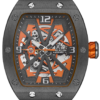 Daniel Klein Narancssárga Színű Férfi karóra, Skeleton Automatic DK.1.13634-5