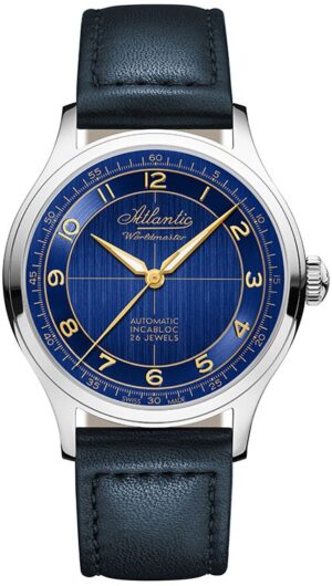 Atlantic Kék Színű Férfi karóra, Worldmaster Original Automatic 53780.41.53G