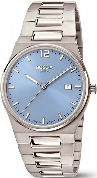 Boccia Titanium Ezüst Színű Férfi karóra, 3661-01 1 Boccia Titanium Ezüst Színű Férfi karóra, 3661-01