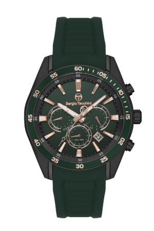 Sergio Tacchini Férfi karóra │ Sötétzöld színű │ ST-1-10398-3