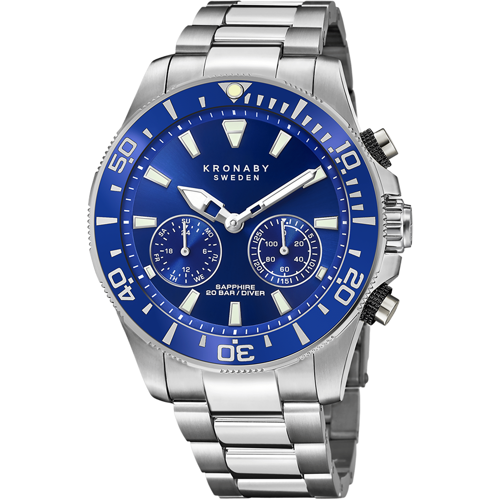 Kronaby Hibrid okosóra, Diver S3778-1 │ Ezüst színű │ S3778-1 1 Kronaby Hibrid okosóra, Diver S3778-1 │ Ezüst színű │ S3778-1