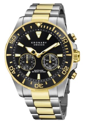 Kronaby Hibrid okosóra, Diver S3779-2 │ Ezüst-arany színű │ S3779-2
