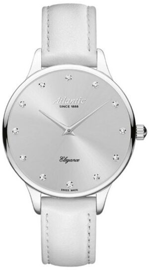Atlantic Fehér Színű Női karóra, Elegance 29038.41.27L