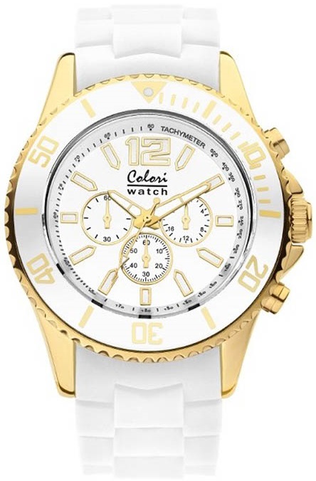 Colori Fehér Színű Férfi karóra, Cool Chrono 5-COL195 1 Colori Fehér Színű Férfi karóra, Cool Chrono 5-COL195