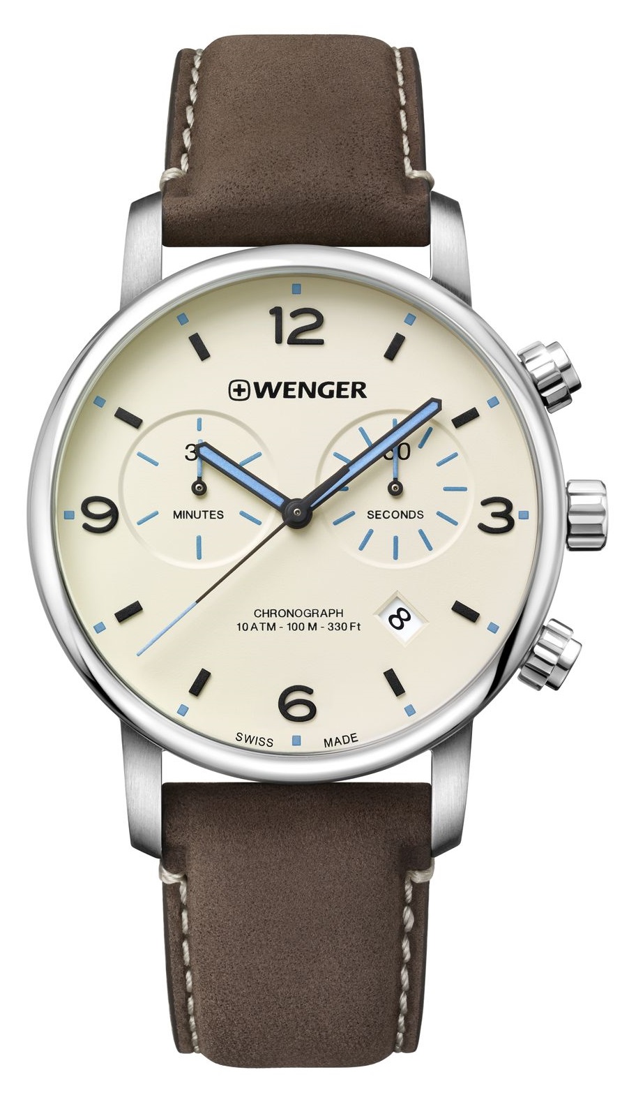 Wenger Barna Színű Férfi karóra, Urban Metropolitan Chrono 01.1743.111 1 Wenger Barna Színű Férfi karóra, Urban Metropolitan Chrono 01.1743.111