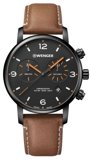 Wenger Barna Színű Férfi karóra, Urban Metropolitan Chrono 01.1743.113