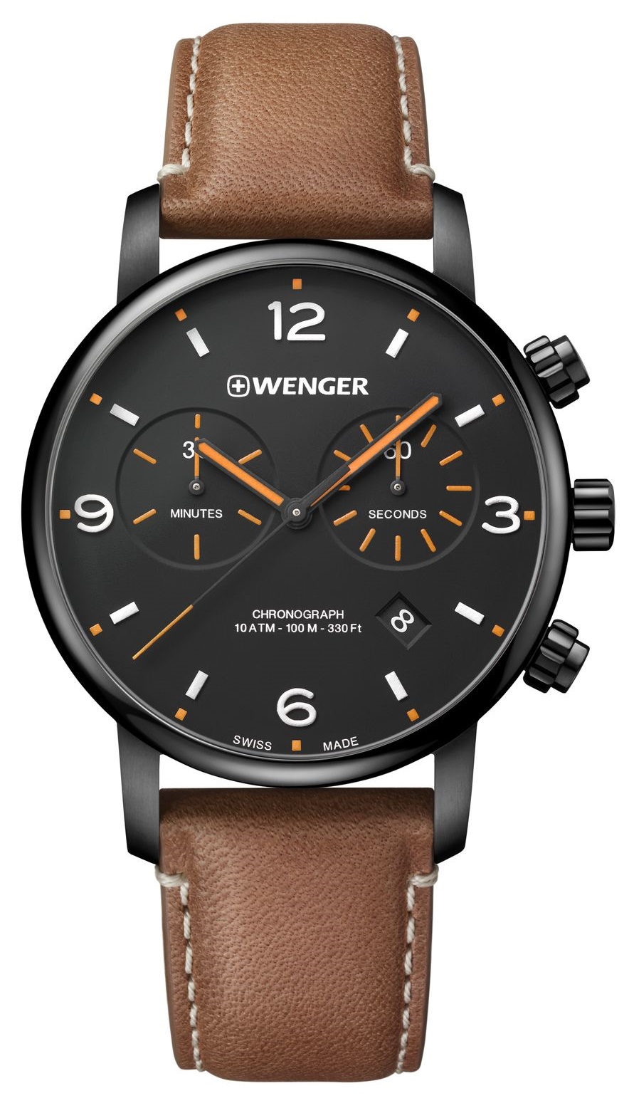 Wenger Barna Színű Férfi karóra, Urban Metropolitan Chrono 01.1743.113 1 Wenger Barna Színű Férfi karóra, Urban Metropolitan Chrono 01.1743.113