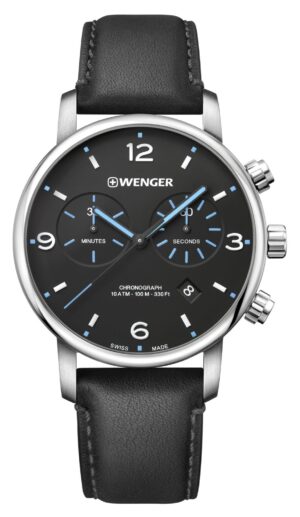 Wenger Fekete Színű Férfi karóra, Urban Metropolitan Chrono 01.1743.120
