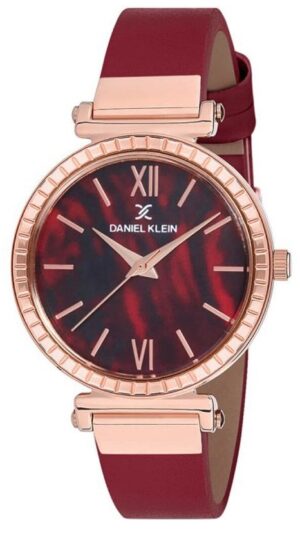 Daniel Klein Bordó Színű Női karóra, Premium DK12071-7