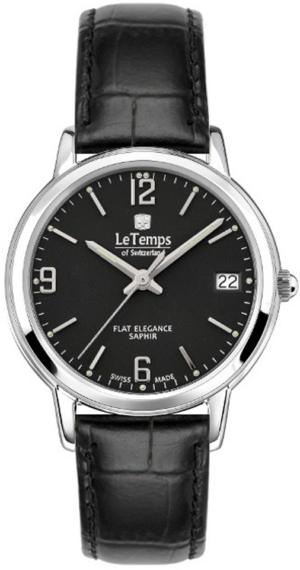Le Temps Fekete Színű Női karóra, Flat Elegance Lady  LT1088.04BL01