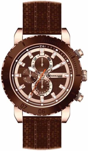 Daniel Klein Barna Színű Férfi karóra, Premium DK10387-1