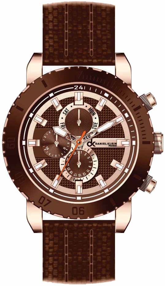 Daniel Klein Barna Színű Férfi karóra, Premium DK10387-1 1 Daniel Klein Barna Színű Férfi karóra, Premium DK10387-1