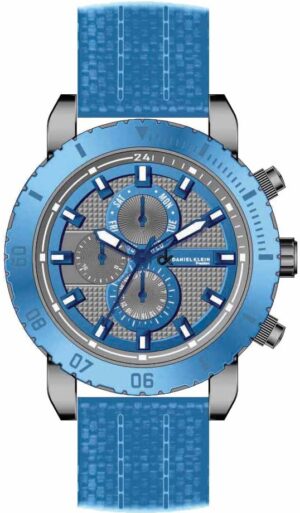 Daniel Klein Kék és szürke Színű Férfi karóra, Premium DK10387-6