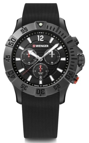 Wenger Fekete Színű Férfi karóra, Seaforce 01.0643.120