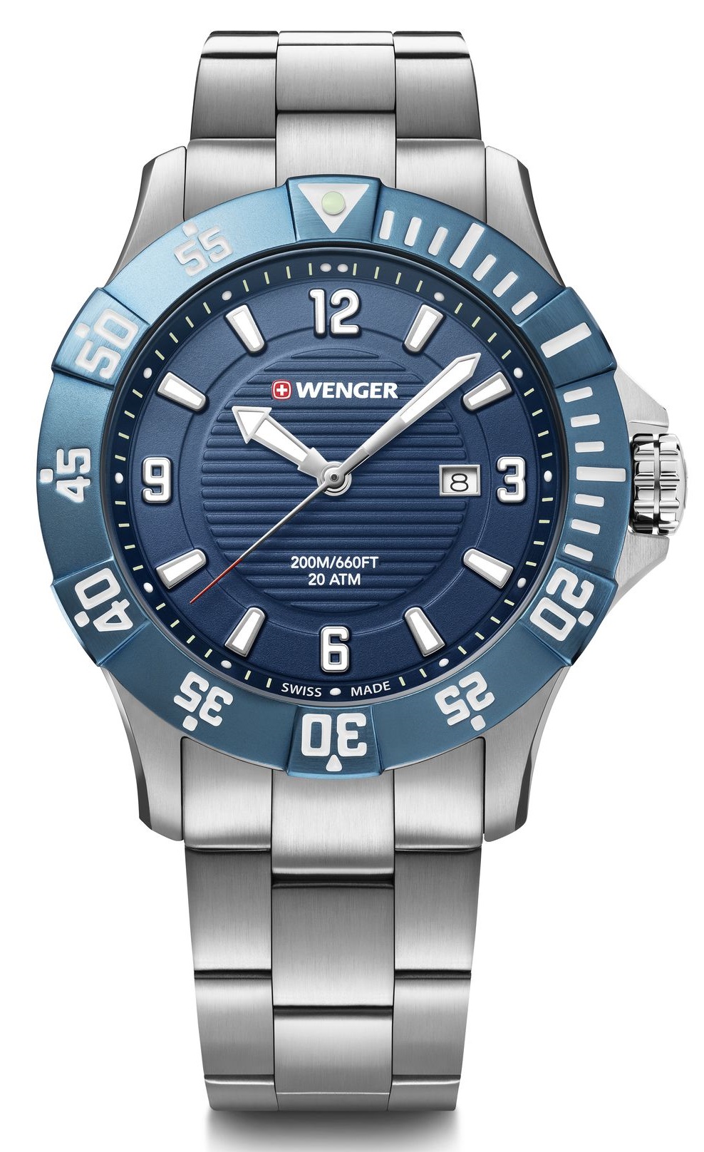 Wenger Ezüst Színű Férfi karóra, Seaforce 01.0641.133 1 Wenger Ezüst Színű Férfi karóra, Seaforce 01.0641.133