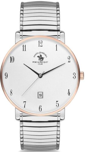 Santa Barbara Polo & Racquet Club Ezüst Színű Férfi karóra, SB.8.1113.3