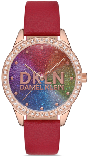 Daniel Klein Piros Színű Női karóra, Premium DK.1.12562-2