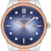 Daniel Klein Ezüst-rózsaarany Színű Férfi karóra, Premium DK.1.12576-4