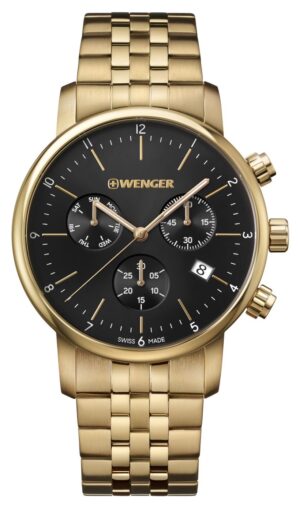 Wenger Arany Színű Férfi karóra, Urban Classic Chrono 01.1743.103