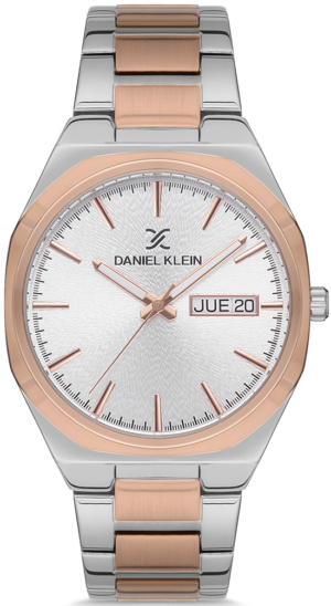 Daniel Klein Ezüst-rózsaarany Színű Férfi karóra, Premium DK.1.12584-3