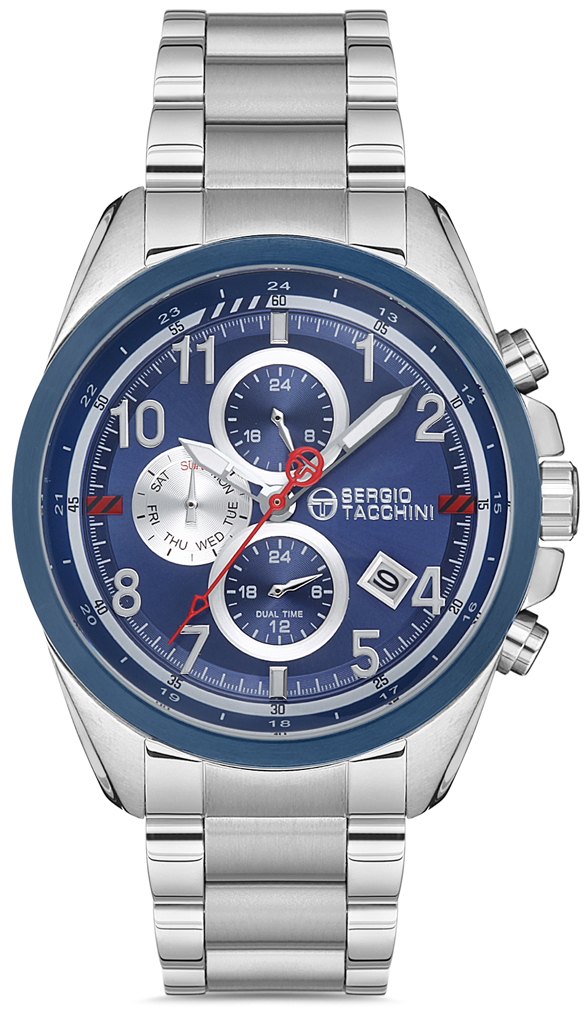 Sergio Tacchini Ezüst Színű Férfi karóra, ST.1.10137-2 1 Sergio Tacchini Ezüst Színű Férfi karóra, ST.1.10137-2