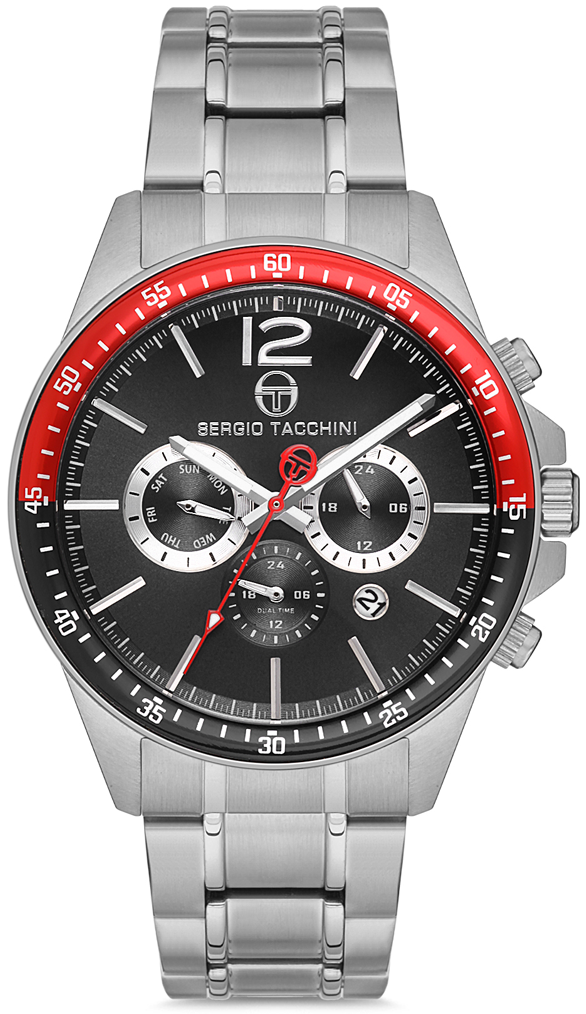 Sergio Tacchini Ezüst Színű Férfi karóra, ST.1.10121-1 1 Sergio Tacchini Ezüst Színű Férfi karóra, ST.1.10121-1