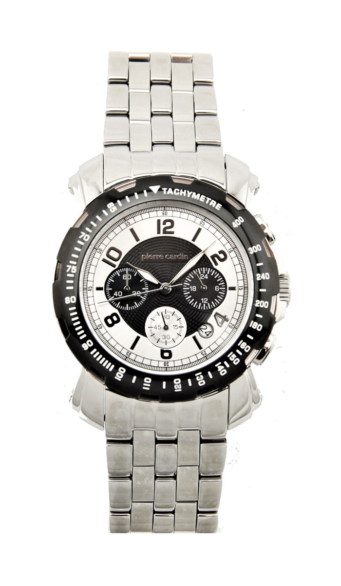 Pierre Cardin Ezüst Színű Férfi karóra, Monaco sportive PC101121F01 1 Pierre Cardin Ezüst Színű Férfi karóra, Monaco sportive PC101121F01