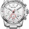 Rhythm Ezüst Színű Férfi karóra, Chronograph S1401S01