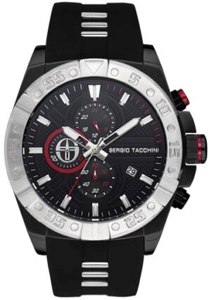 Sergio Tacchini Fekete Színű Férfi karóra, ST.5.108-01