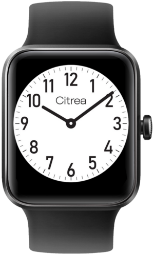 Q&Q Fekete Színű Unisex okosóra, Citrea 2 X01A-001VY