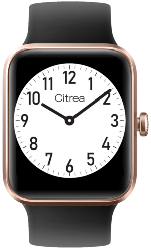Q&Q Fekete Színű Unisex okosóra, Citrea 2 X01A-004VY