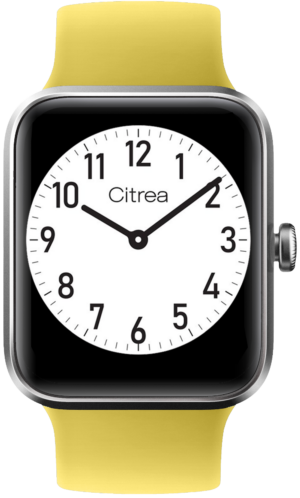Q&Q Sárga Színű Unisex okosóra, Citrea 2 X01A-006VY
