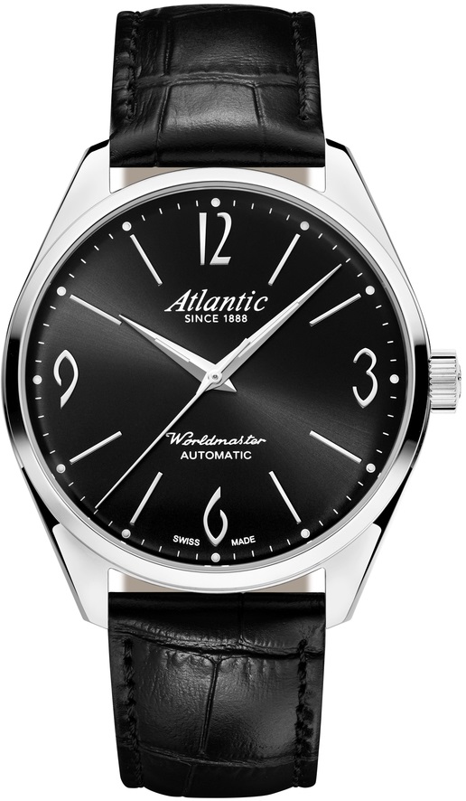 Atlantic Fekete Színű Férfi karóra, Worldmaster Art Déco Automatic 51752.41.69S