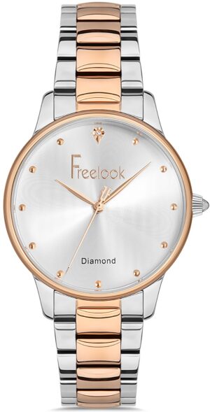 Freelook Ezüst-rózsaarany Színű Női karóra, FL.1.10317-3