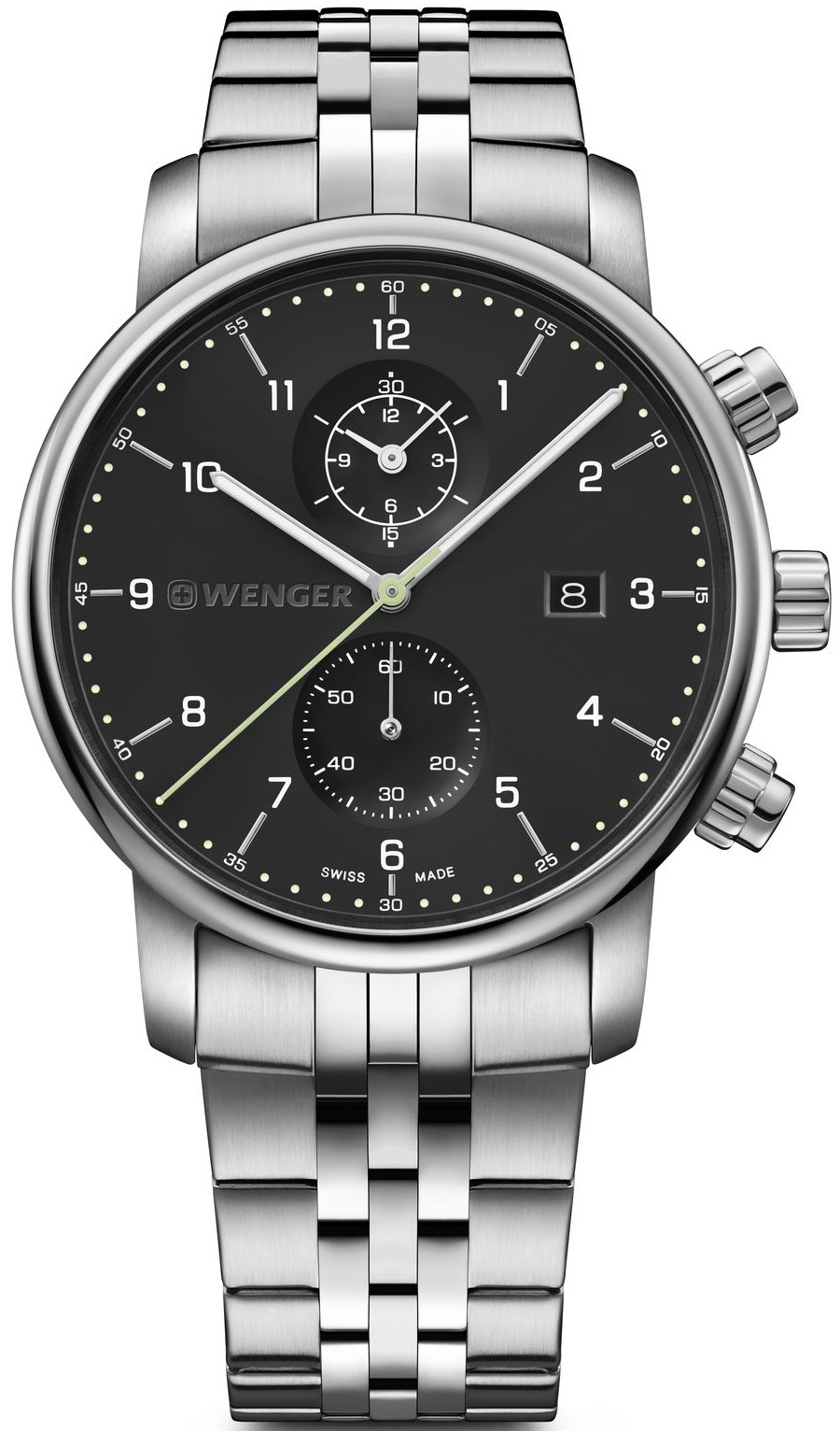 Wenger Ezüst Színű Férfi karóra, Urban Classic Chrono 01.1743.122